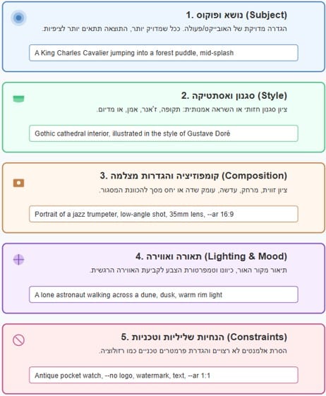 פרומפטים לתמונות בינה מלאכותית