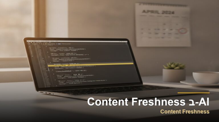 Content Freshness ב-AI — למה dateModified הכפיל פי 3 את שיעור הציטוטים